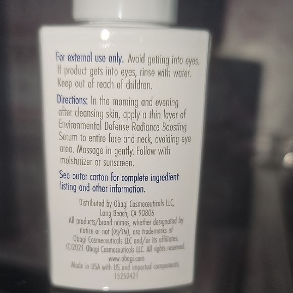Obagi‎ Environmental Defense Face Serum NIB - Picture 2 of 4